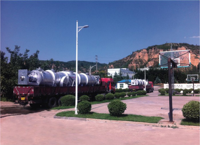 槳葉式真空連續幹燥機